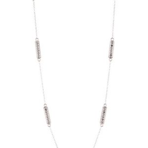 ANNA BECK STERLING LONG BAR NECKLACE  NWT